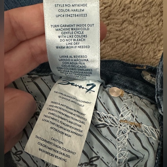 NWT Seven7 High Rise TUMMYLESS MICRO BOOT CUT JEAN Harlem Color Sz 4 - Picture 10 of 13